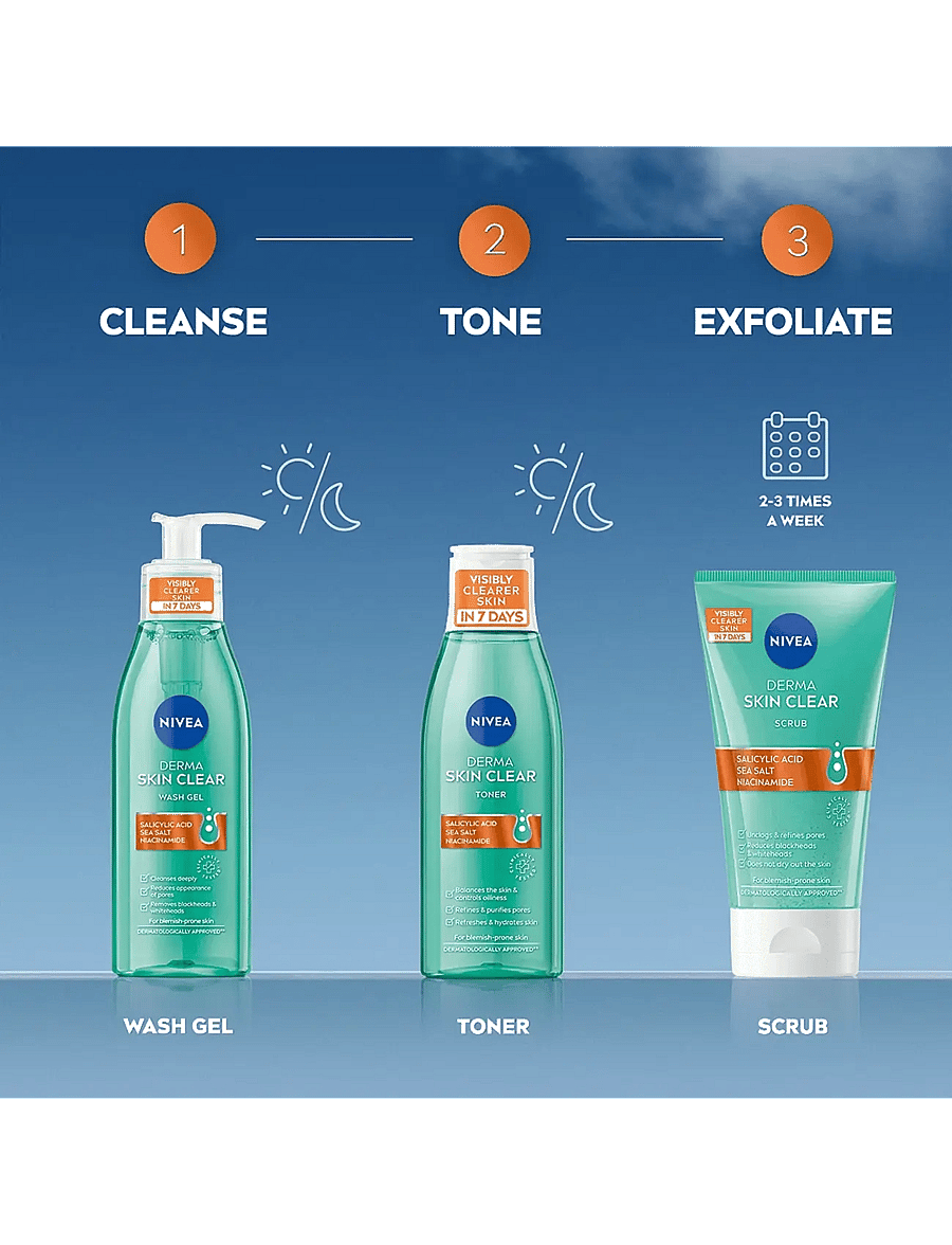 Nivea - Derma Skin Clear Scrub - clear - 5