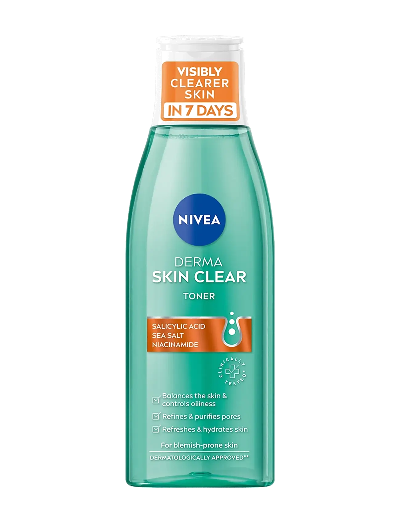 Nivea Derma Skin Clear Toner, 200 ml, Nude, Tonere > Hydrerende Tonere, Dame