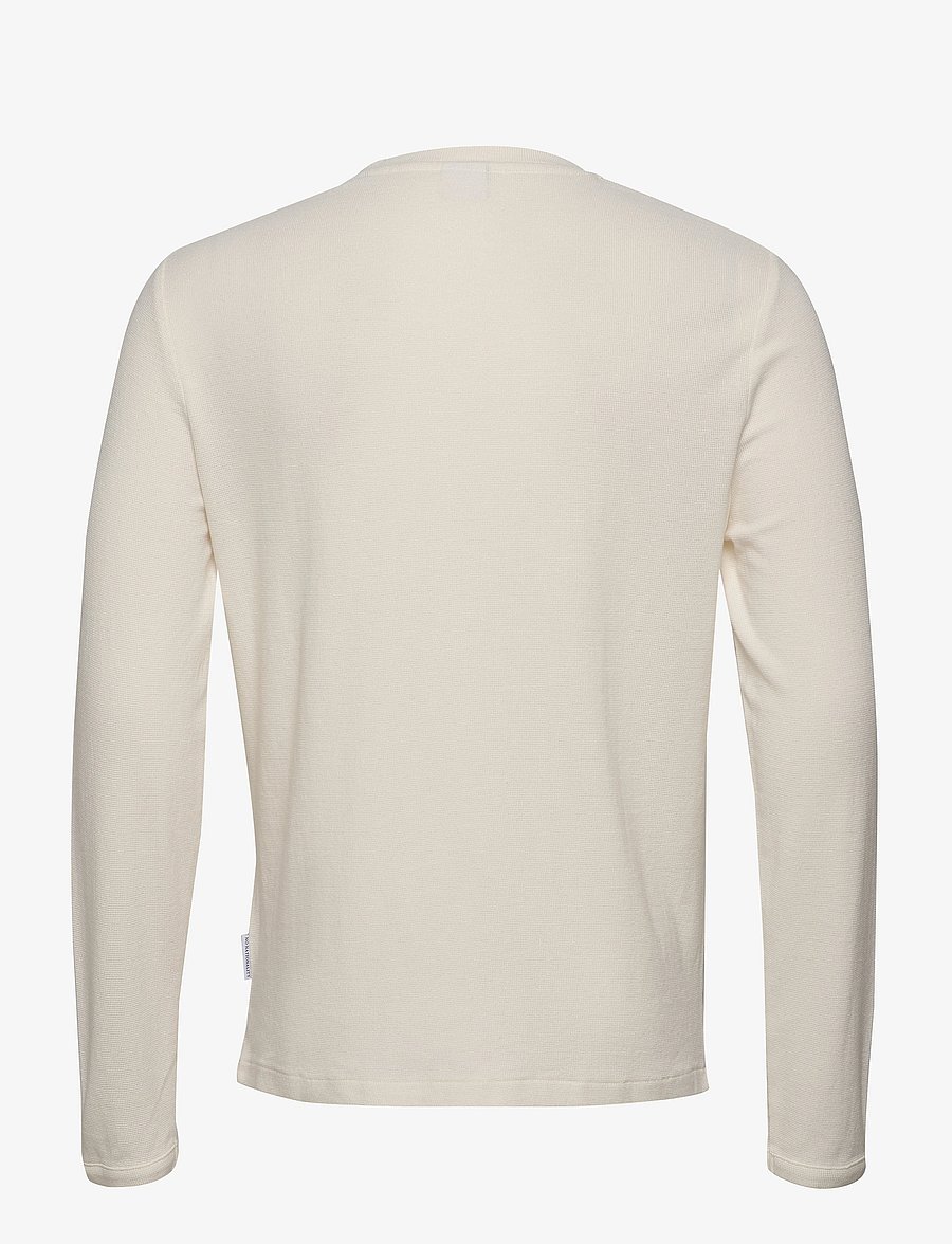 NN.07 - Clive 3323 Shirt - langærmede t-shirts - egg white - 1