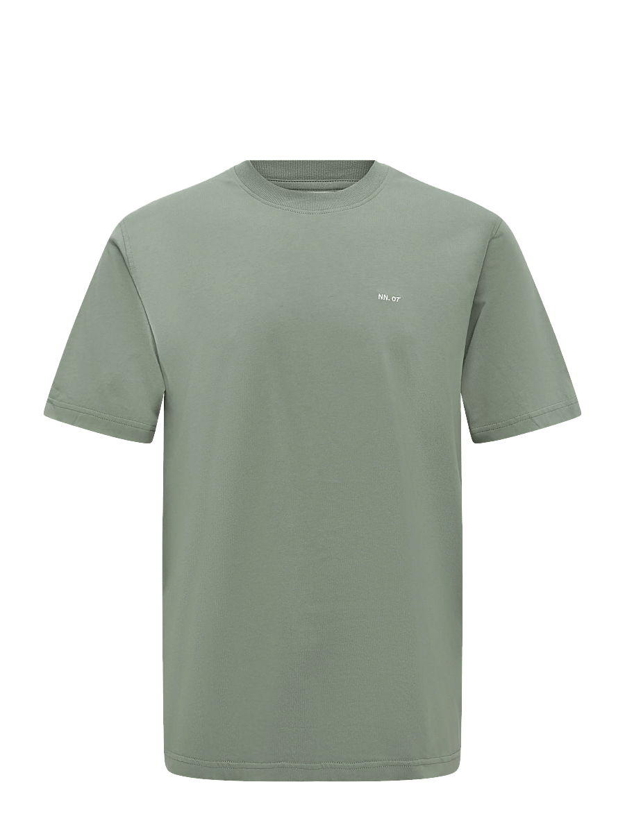 NN.07 - Adam 3209 T-Shirt - kurzärmelige t-shirts - green - 0