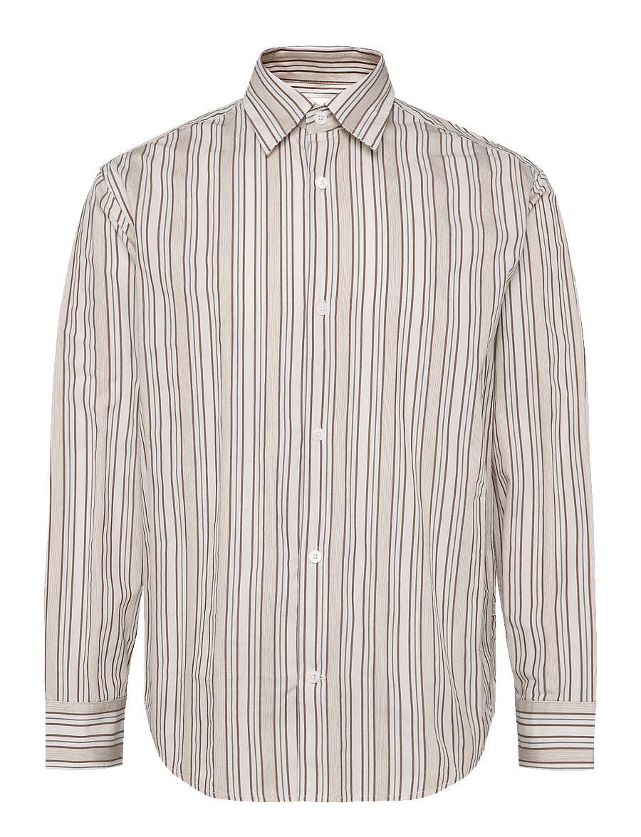 NN.07 - Morgan 1454 Blazer - striped shirts - beige - 0