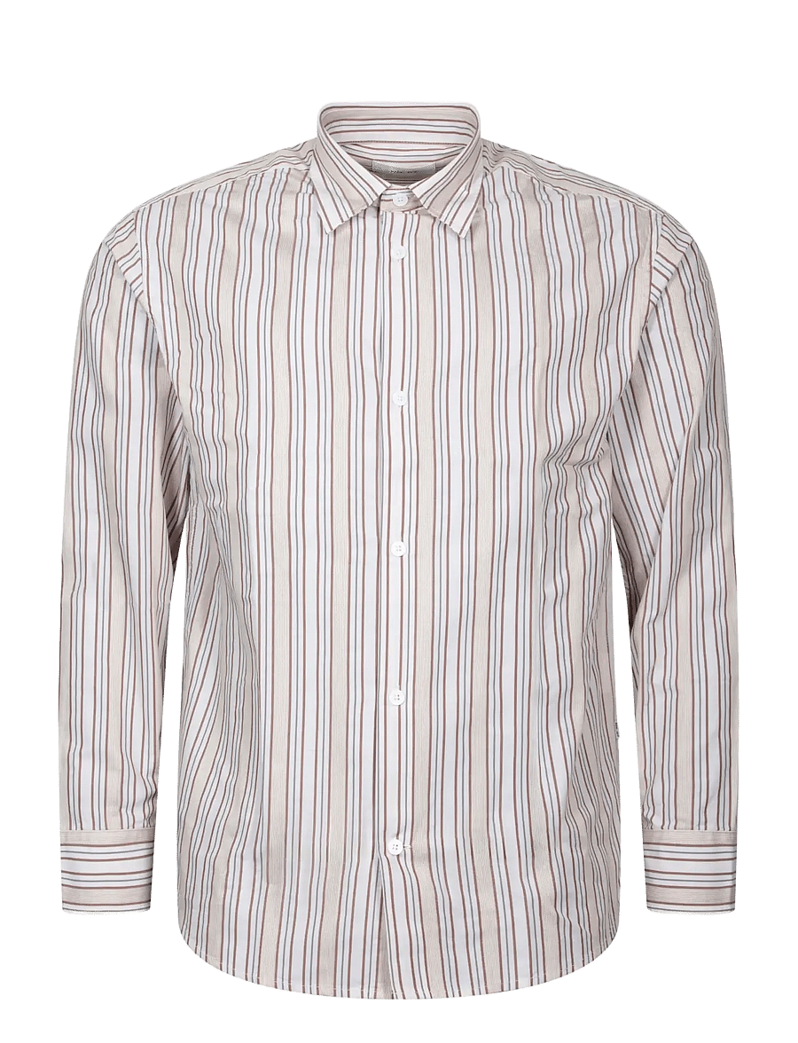 NN.07 - Morgan 1454 Blazer - striped shirts - beige - 0