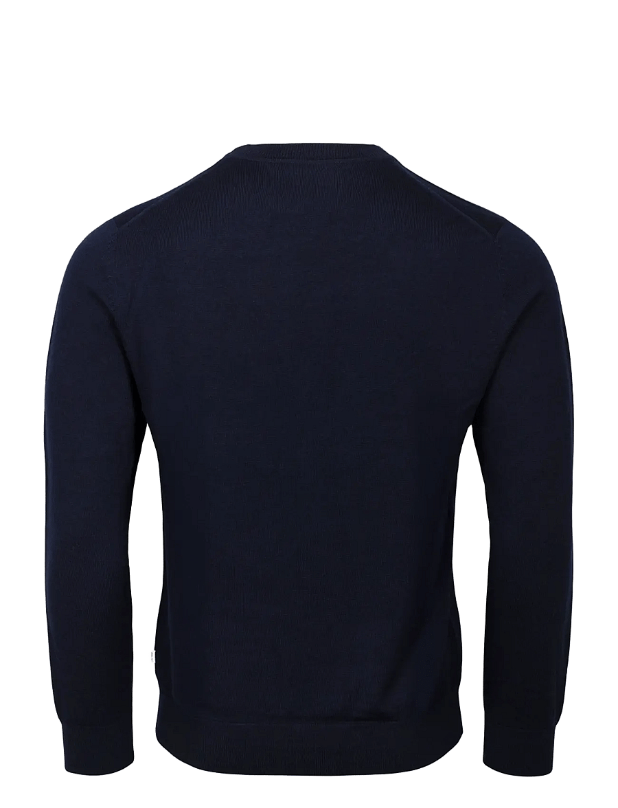 NN.07 - Ted 6605 Sweater - rundhals - blue - 1