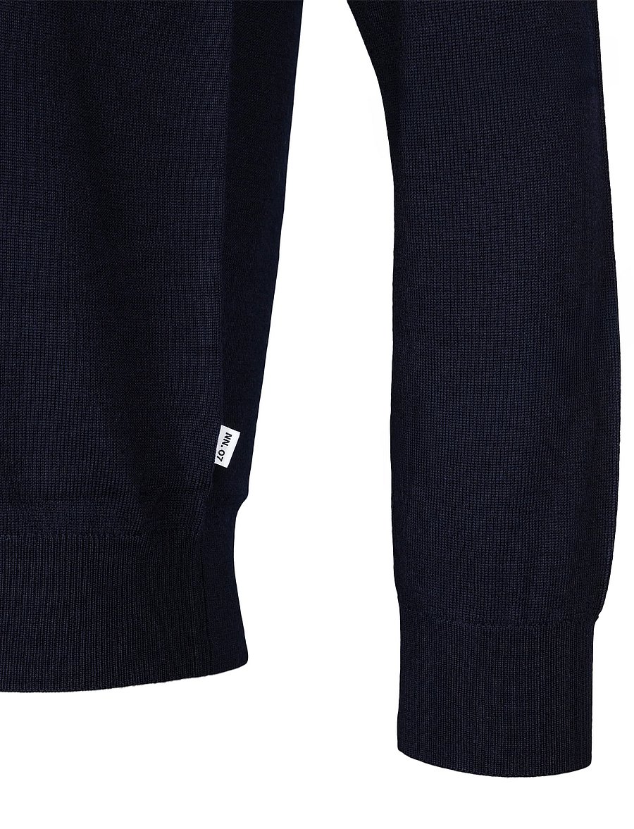 NN.07 - Ted 6605 Sweater - rundhals - blue - 2