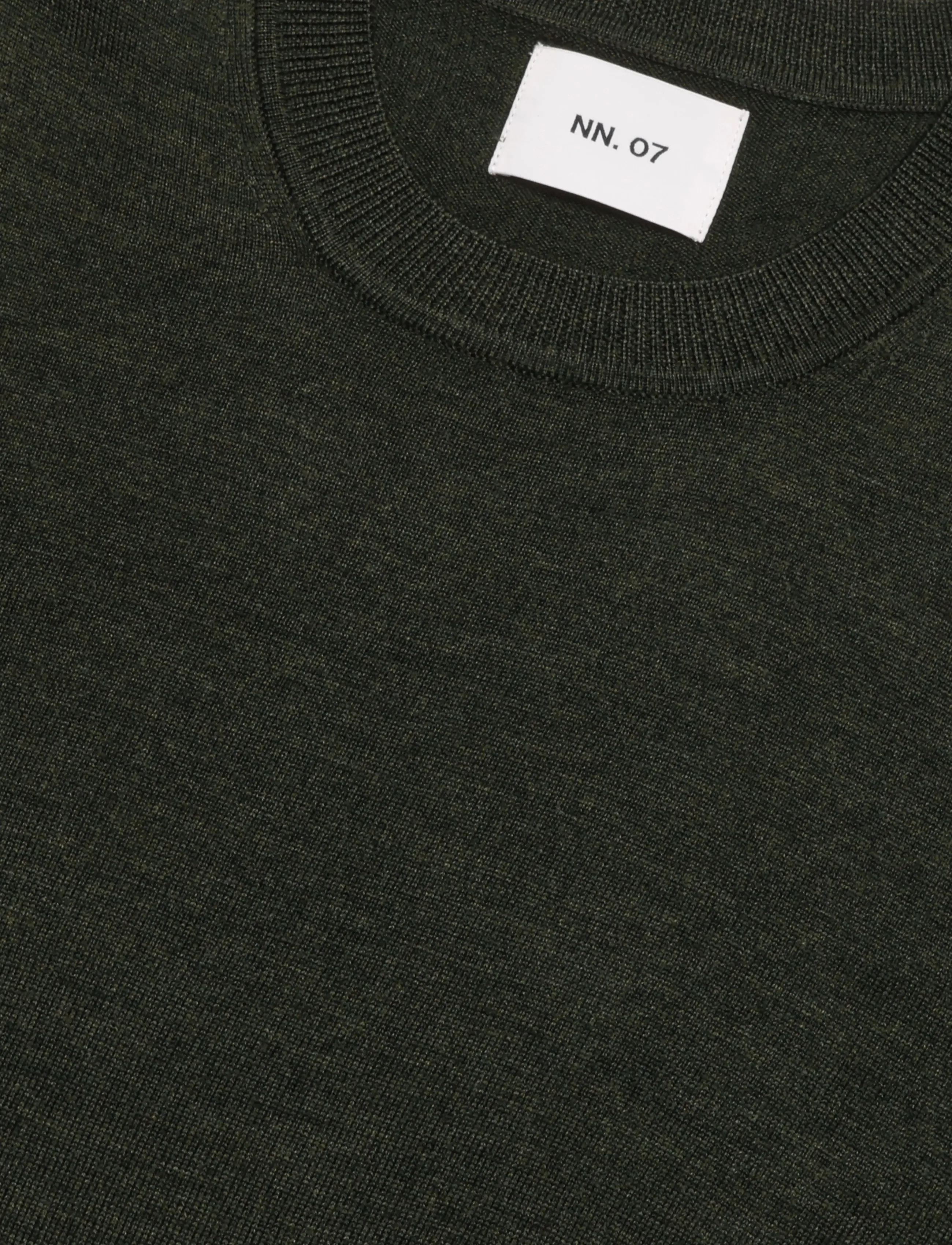 NN.07 - Ted 6605 Sweater - round necks - green - 2