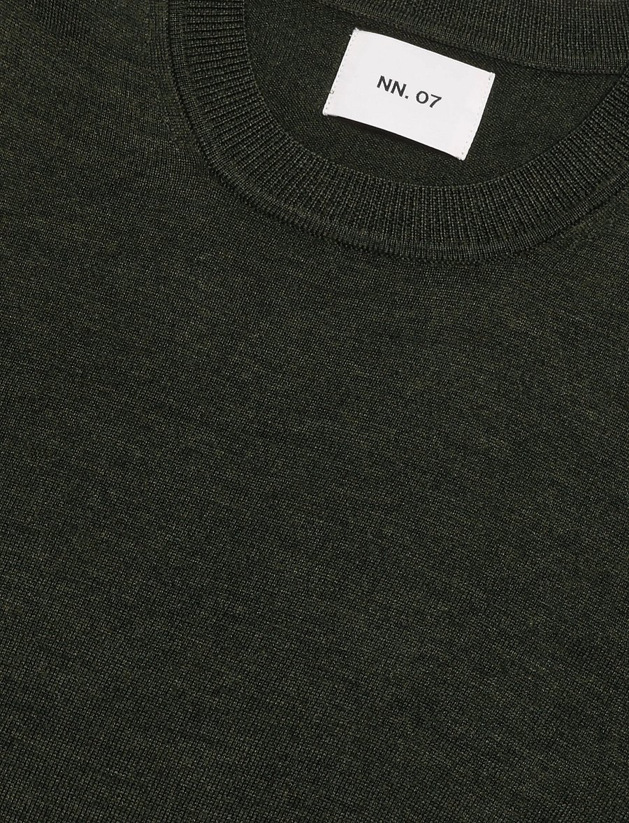 NN.07 - Ted 6605 Sweater - round necks - green - 2