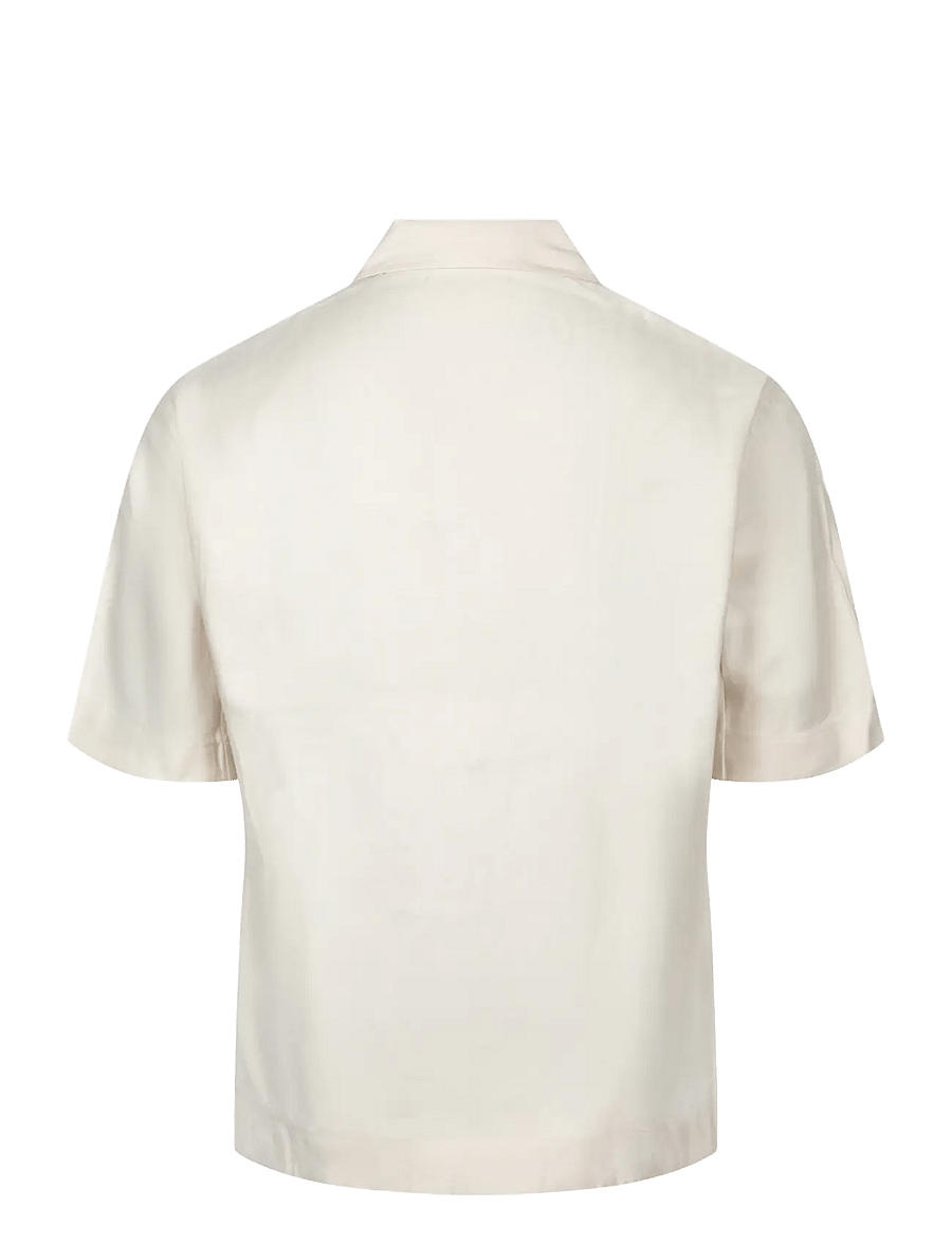 NN.07 - Bruno 1808 Half Zip Polo - kortärmade pikéer - cream - 1