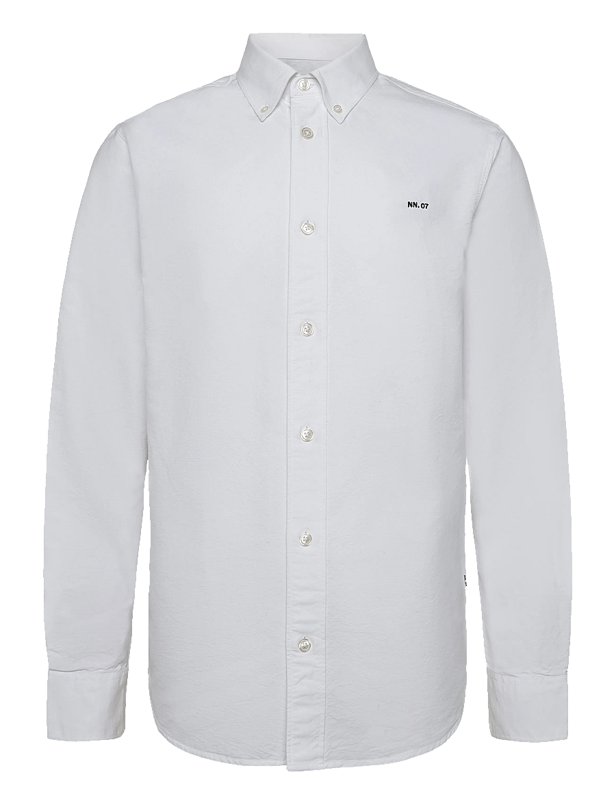 NN.07 - Colby 5910 Shirt - oxford shirts - white - 0