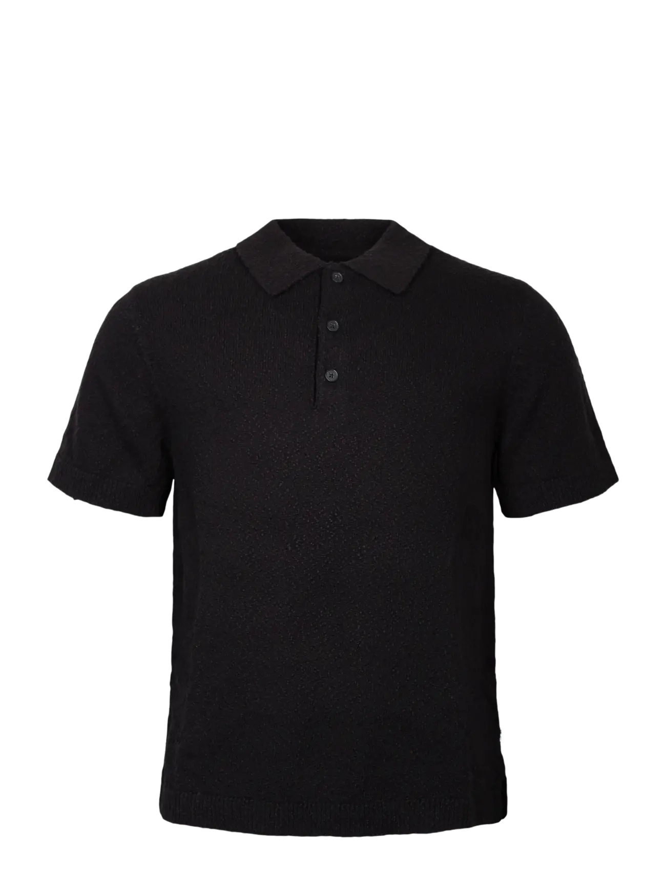 NN.07 Randy Polo 6690 - Kurzärmelig - BLACK / black