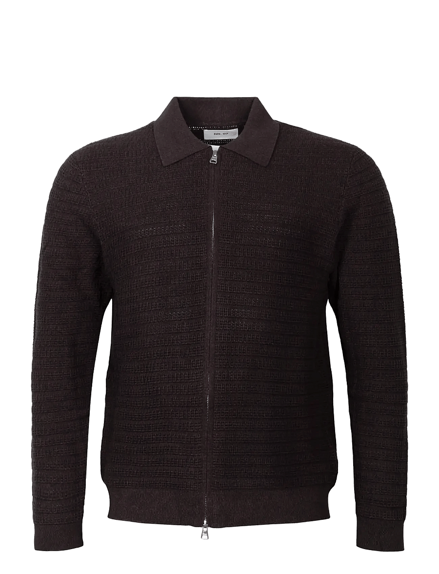 NN.07 - Dixon 8280 Jacket - lukuga džemprid - brown - 0