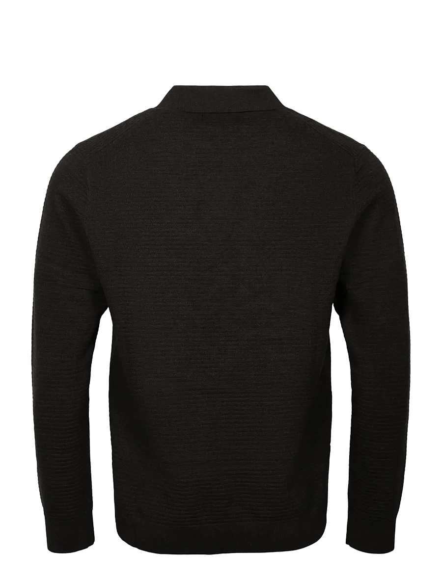 NN.07 - Paul Polo 60019 - poloer i strik med lange ærmer - green - 1