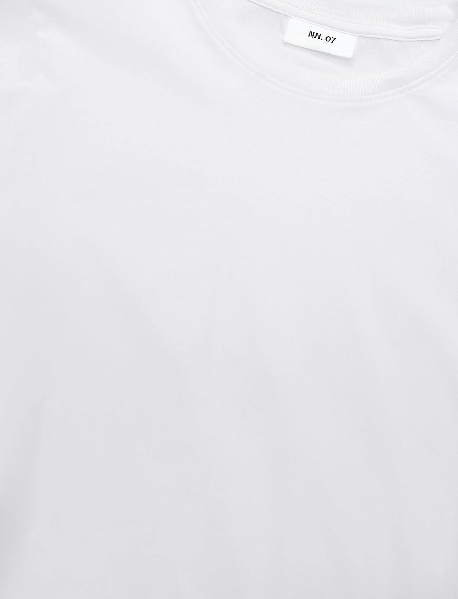 NN.07 - Percy 3508 T-Shirt - kurzärmelige t-shirts - white - 2