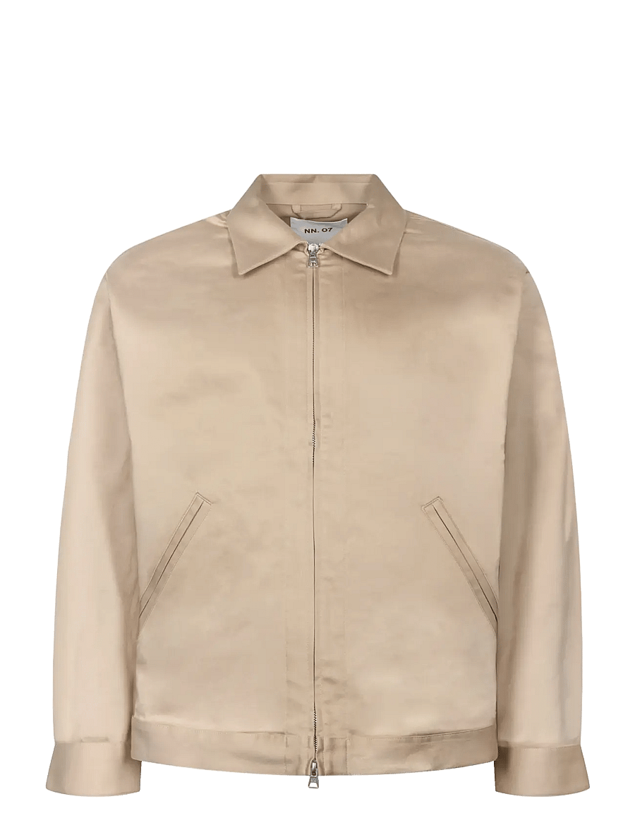 NN.07 - Petrus 1420 Hybrid Coat - fall jackets - beige - 0