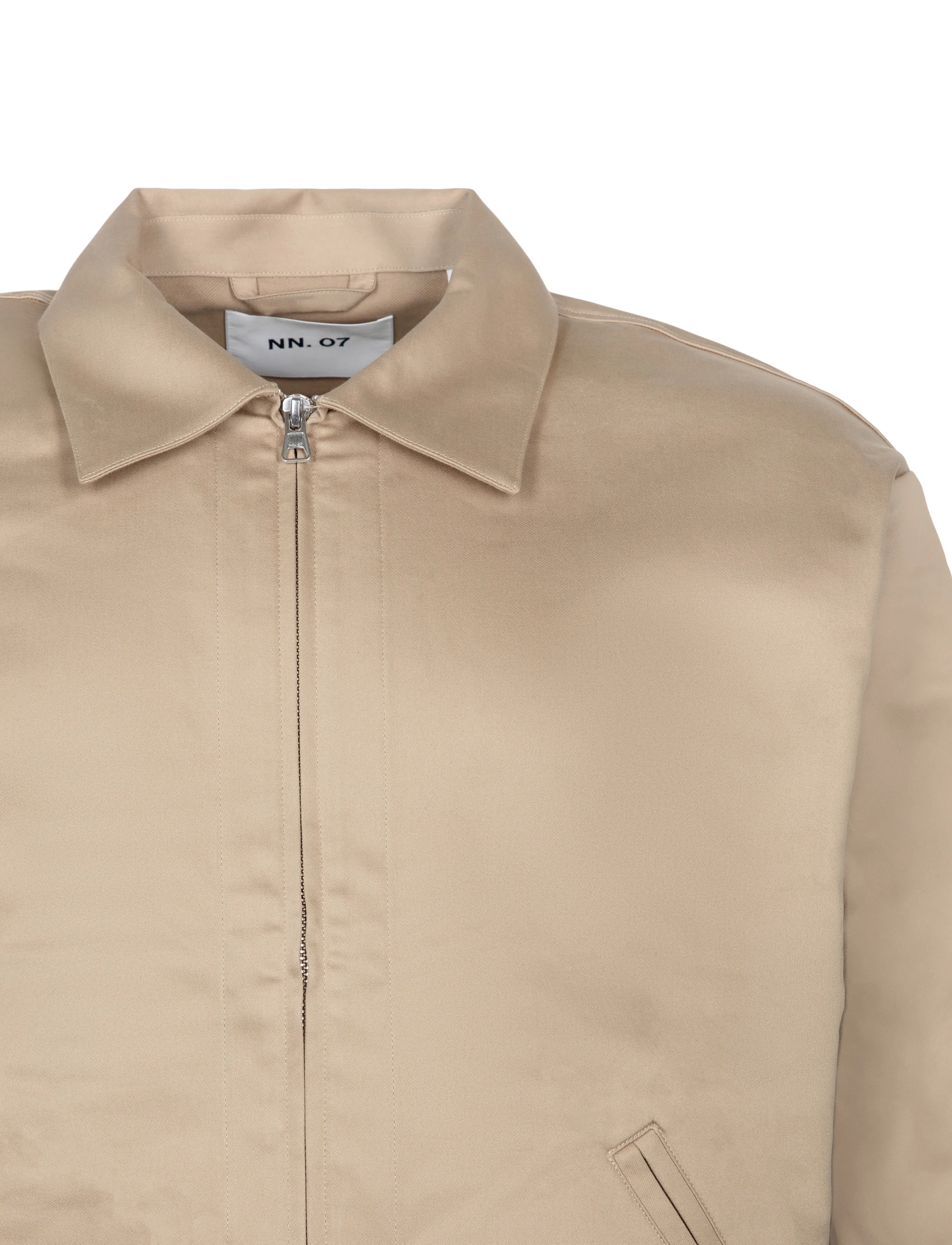 NN.07 - Petrus 1420 Hybrid Coat - fall jackets - beige - 2
