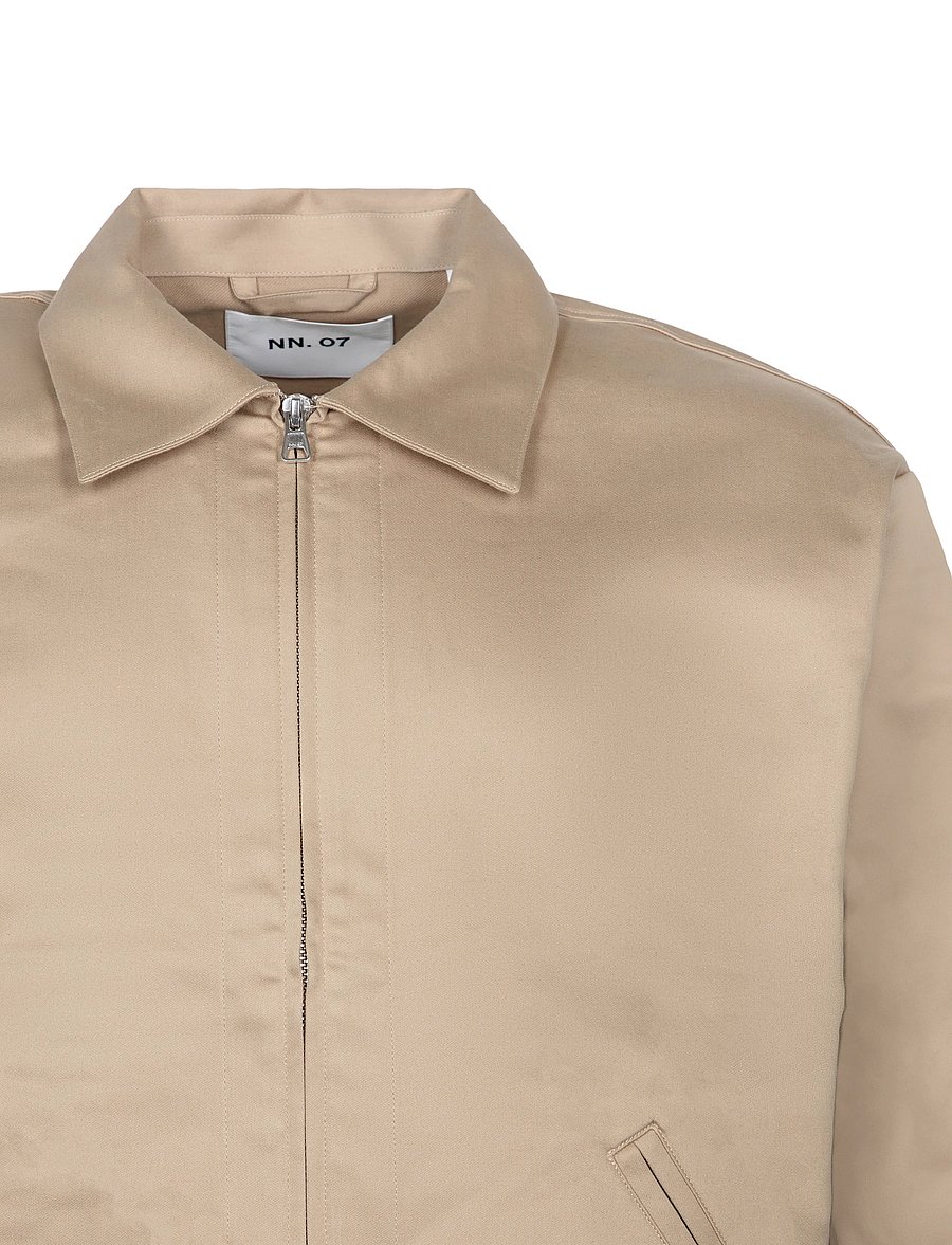 NN.07 - Petrus 1420 Hybrid Coat - fall jackets - beige - 2