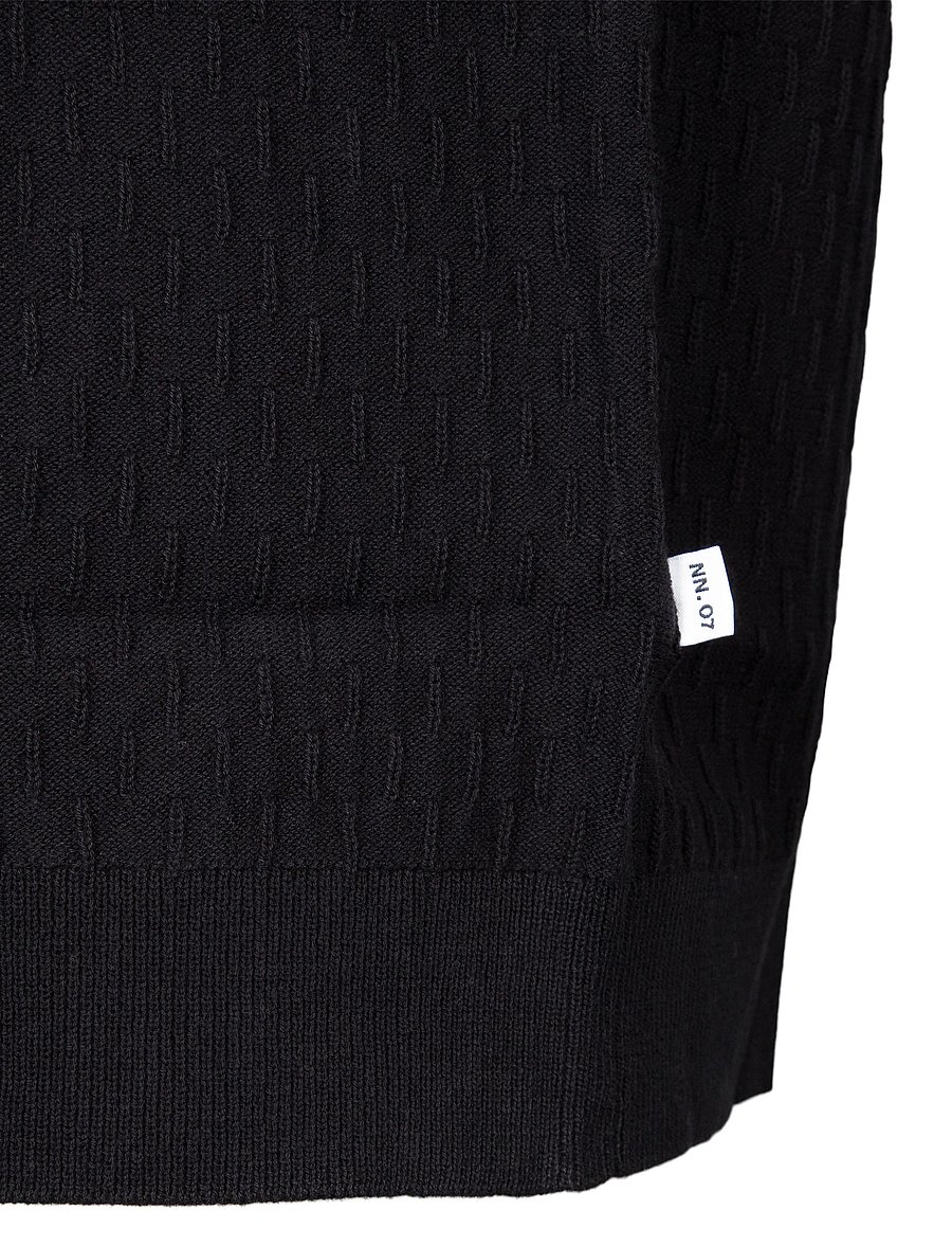 NN.07 - Gustav 60016 Polo - geweven polo's - black - 2