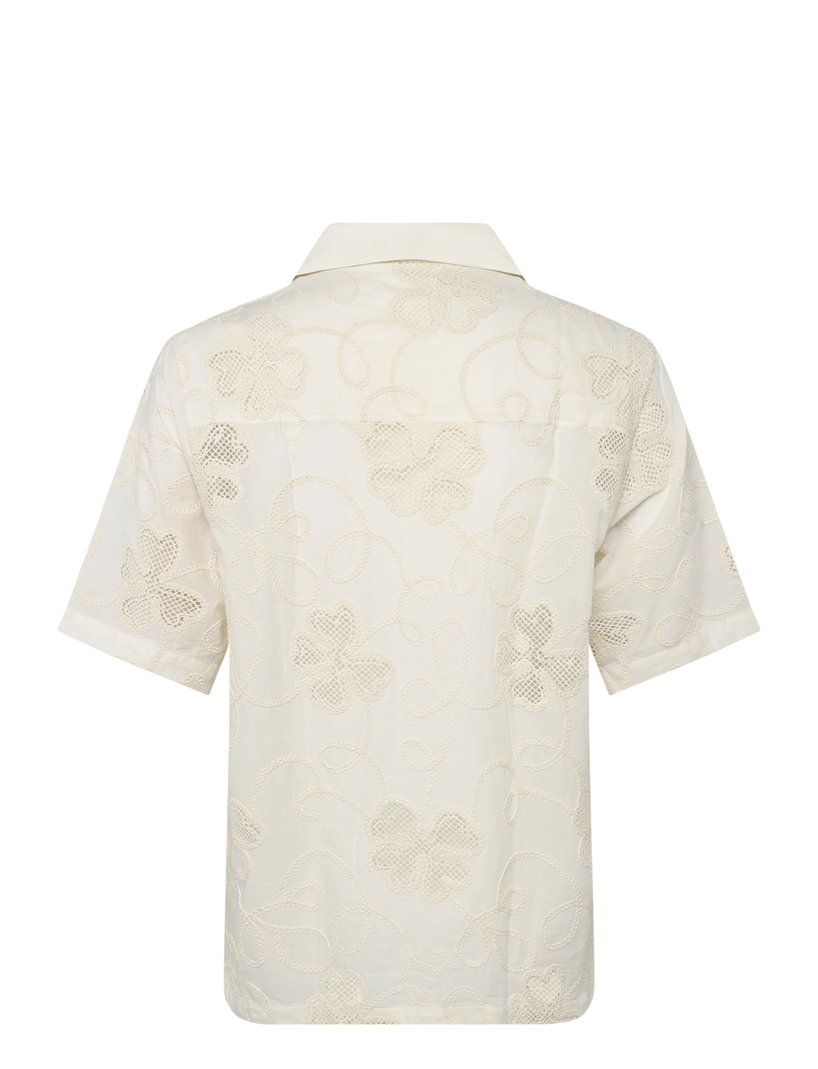 NN.07 - Ben 50049 Shirt - mustriga särgid - cream - 1