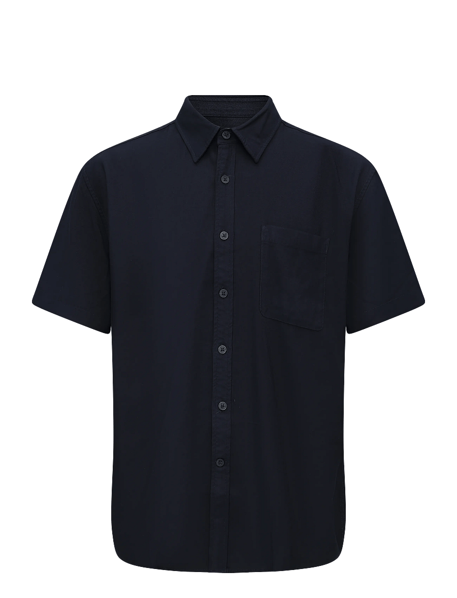 NN.07 - Deon SS 5027 Shirt - short-sleeved shirts - blue - 0