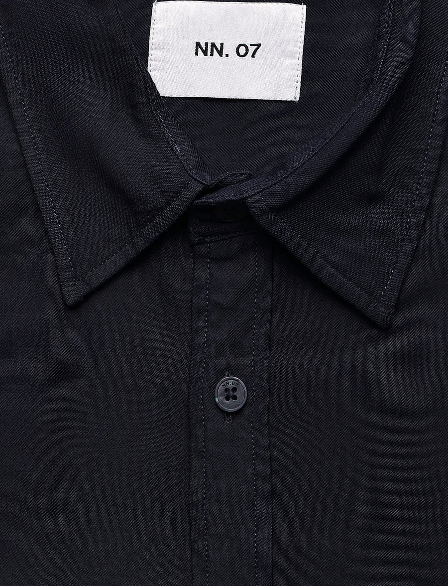 NN.07 - Deon SS 5027 Shirt - short-sleeved shirts - blue - 2