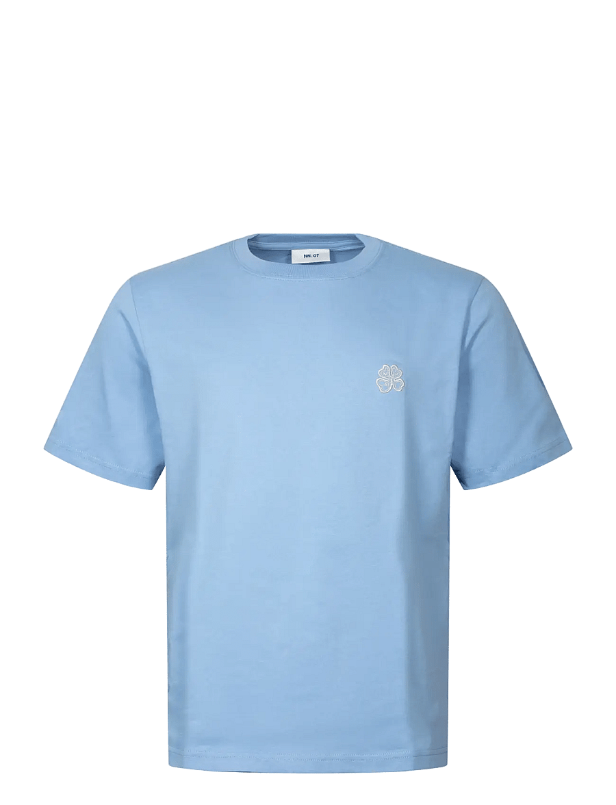 NN.07 - Jett 30026 T-Shirt - kurzärmelige t-shirts - blue - 0