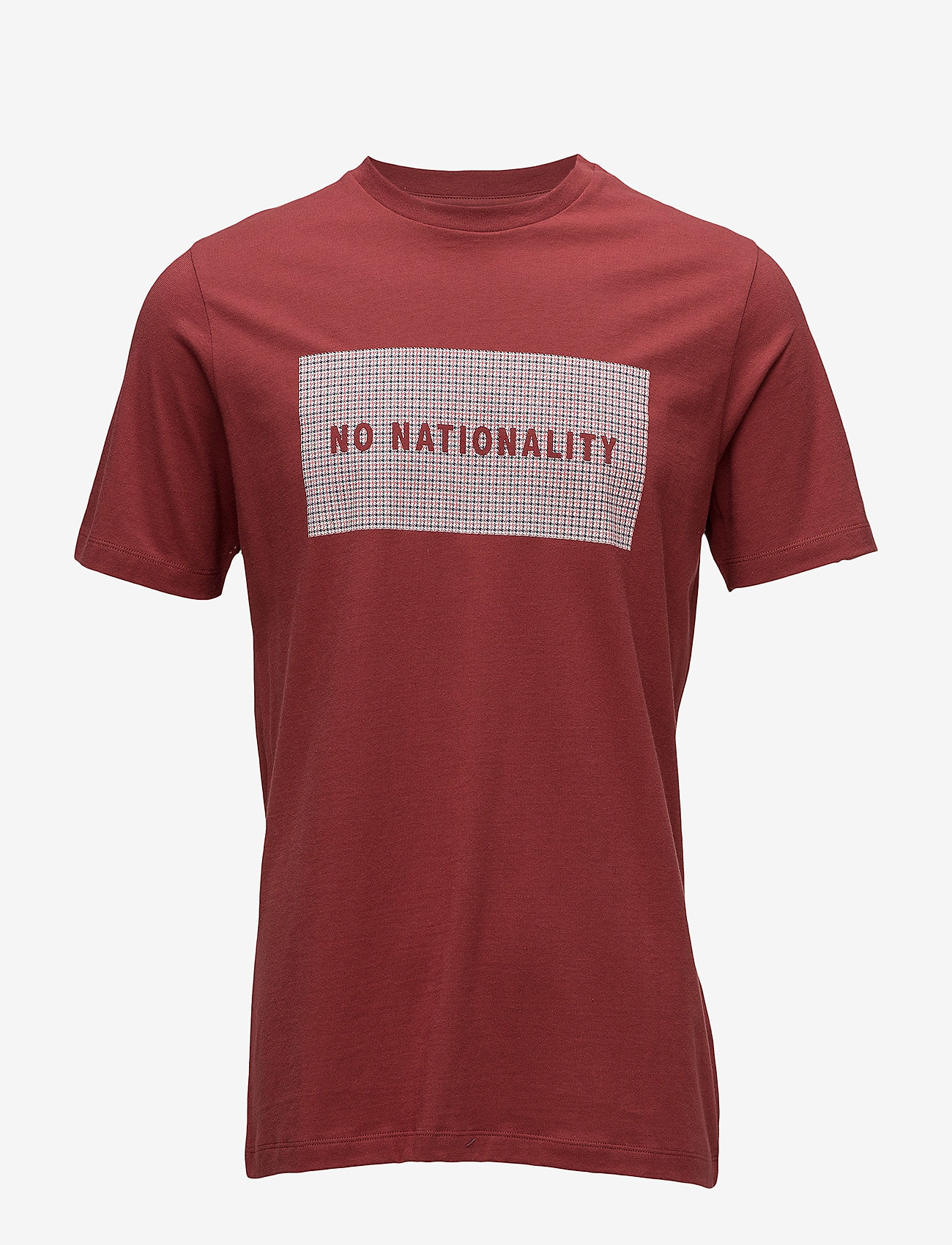 NN07 - Babu Print Tee 3345 - brick red - 0