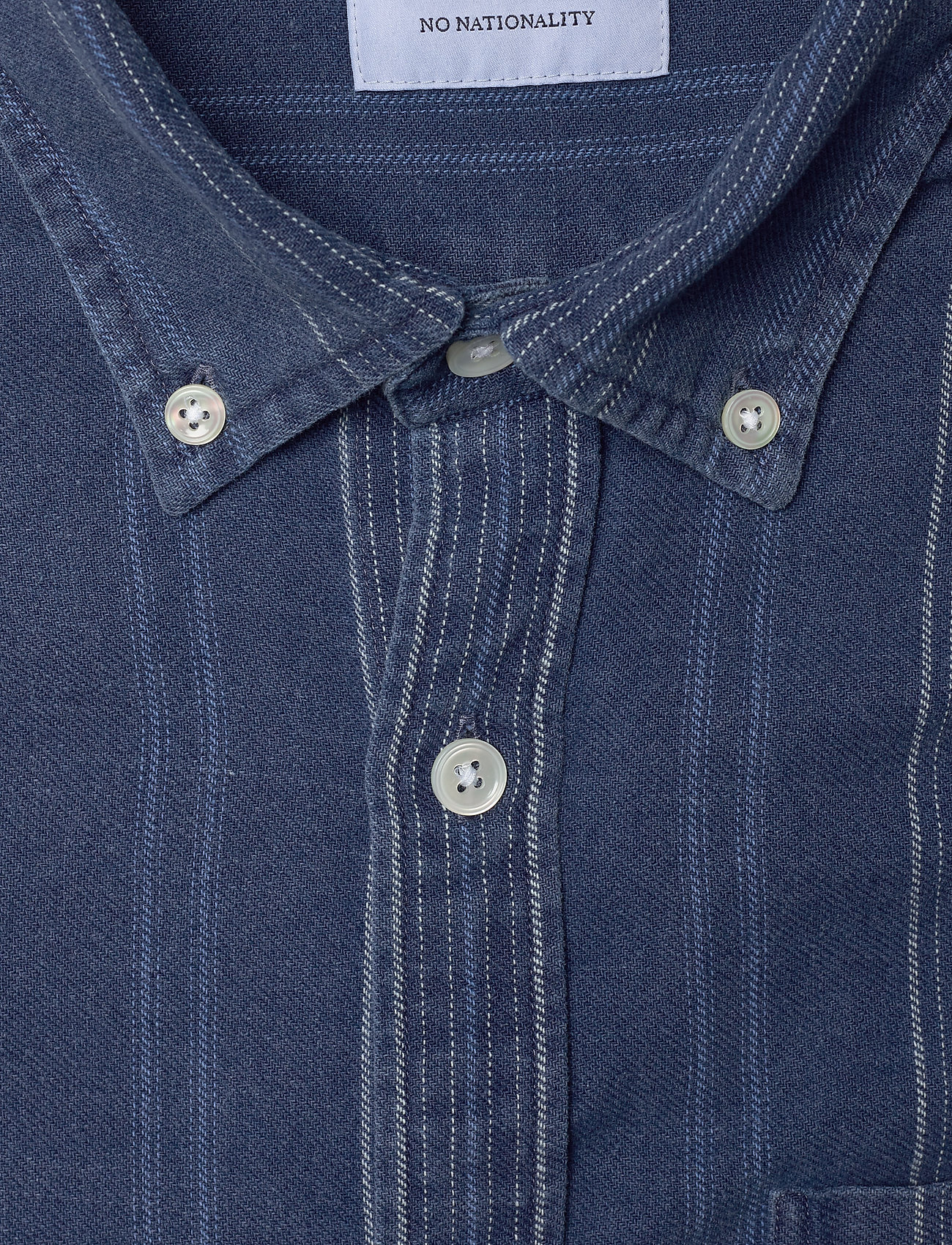 NN07 - Levon Shirt 5139 - indigo stripe - 2