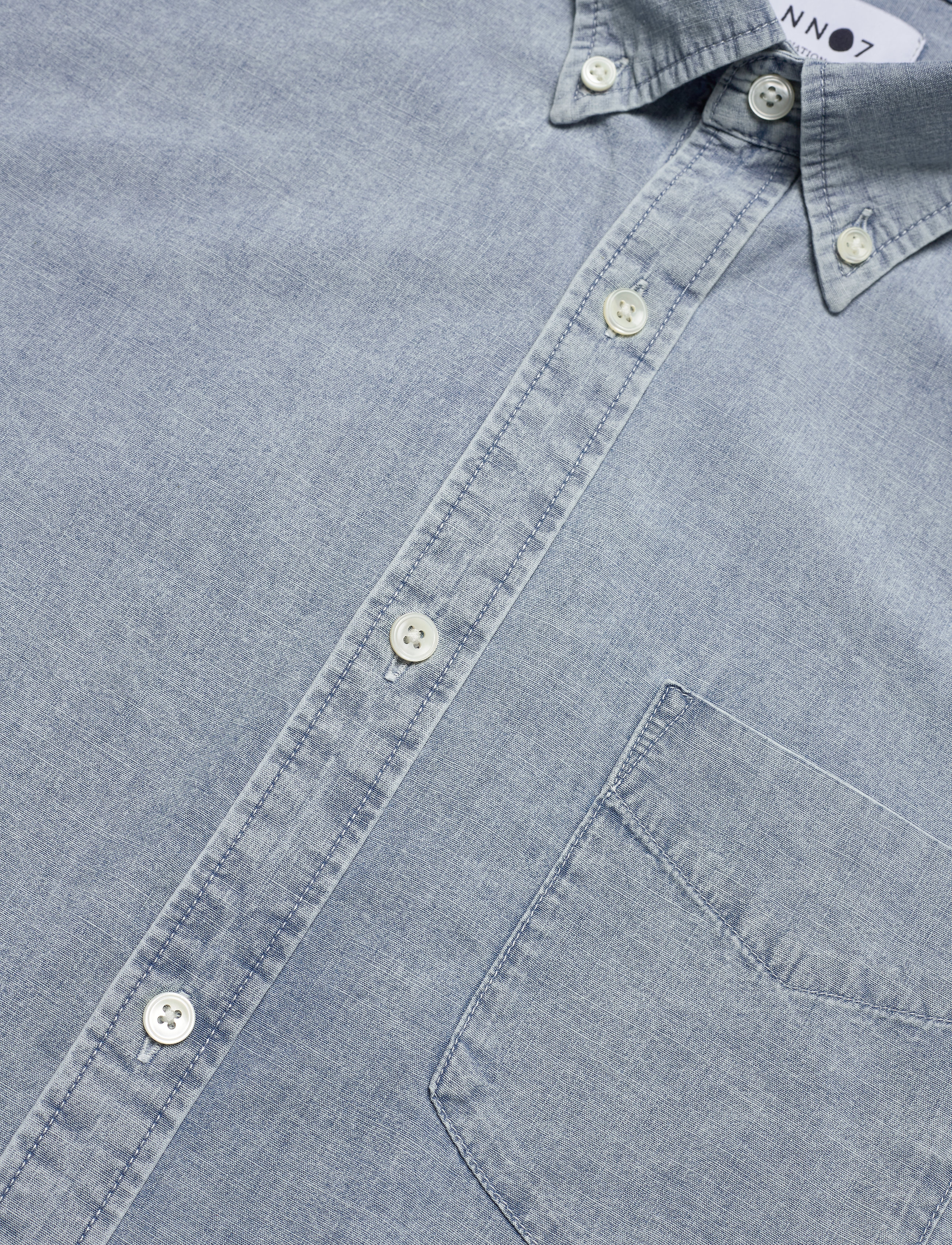NN07 - Levon Shirt 5189 - super light indigo - 3