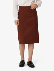 Noa Noa - Skirt - midi kjolar - cherry mahogany - 2