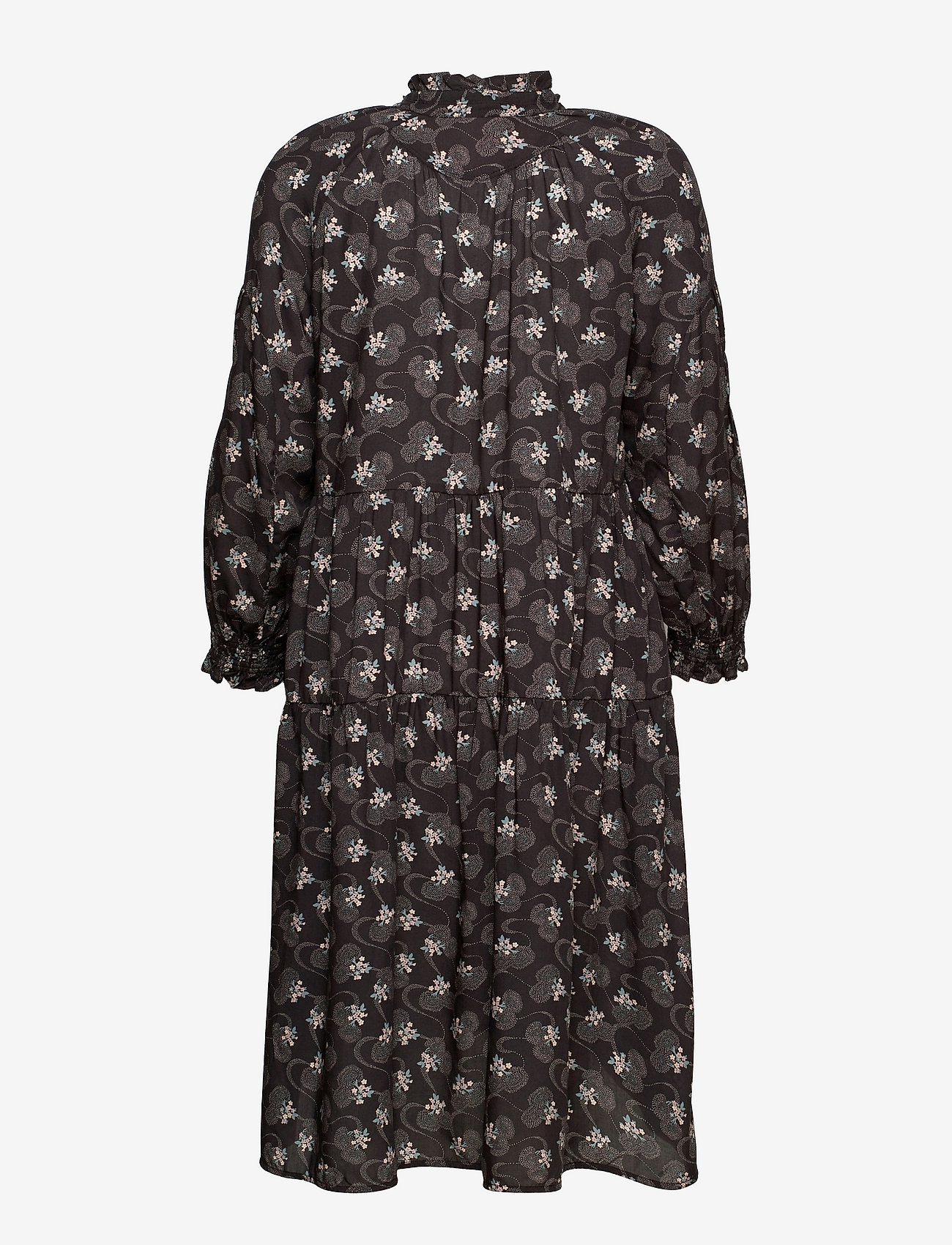 Noa Noa - Dress long sleeve - midi jurken - print black - 1