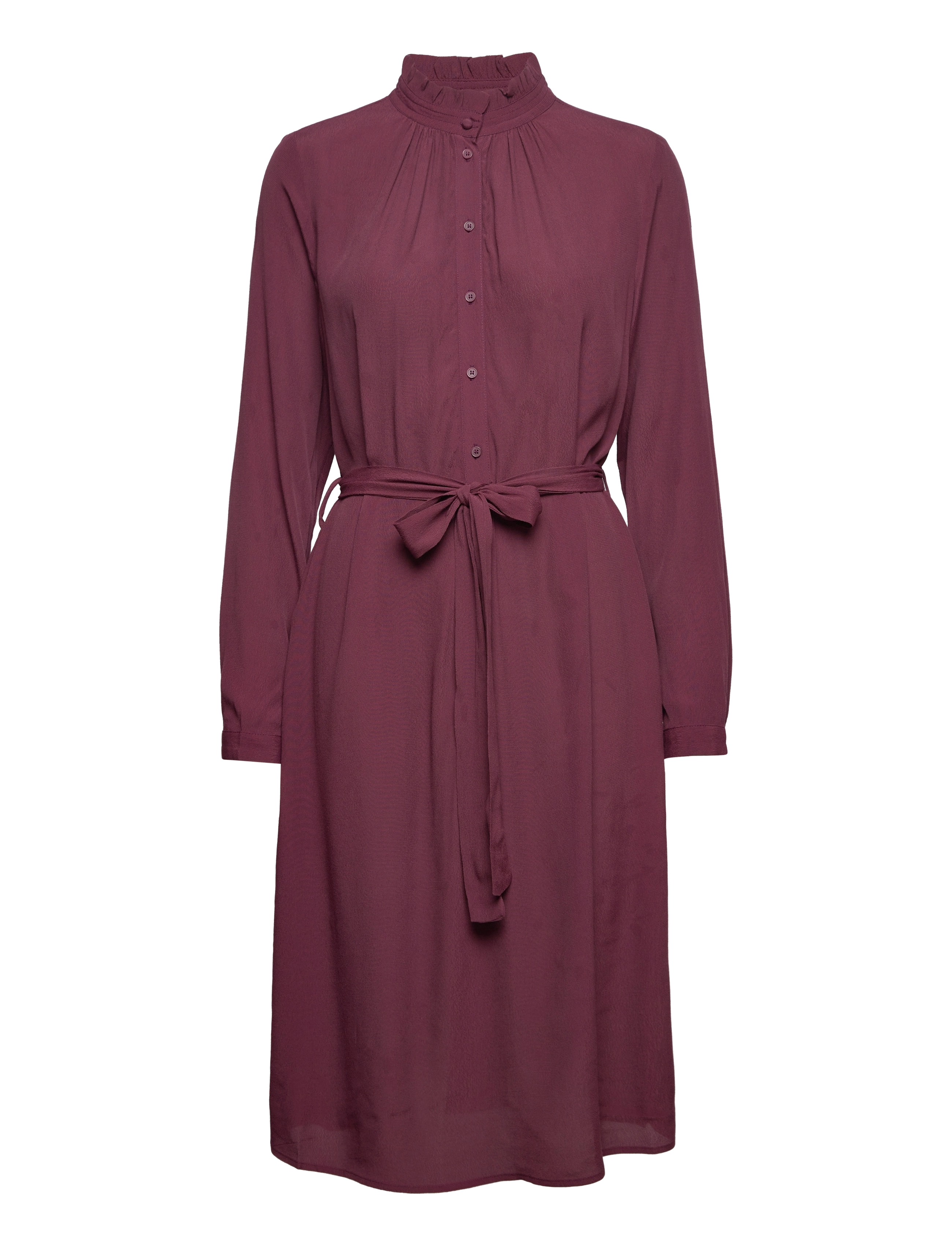 Noa Noa Dress long sleeve - Kjoler - PORT ROYALE / burgundy