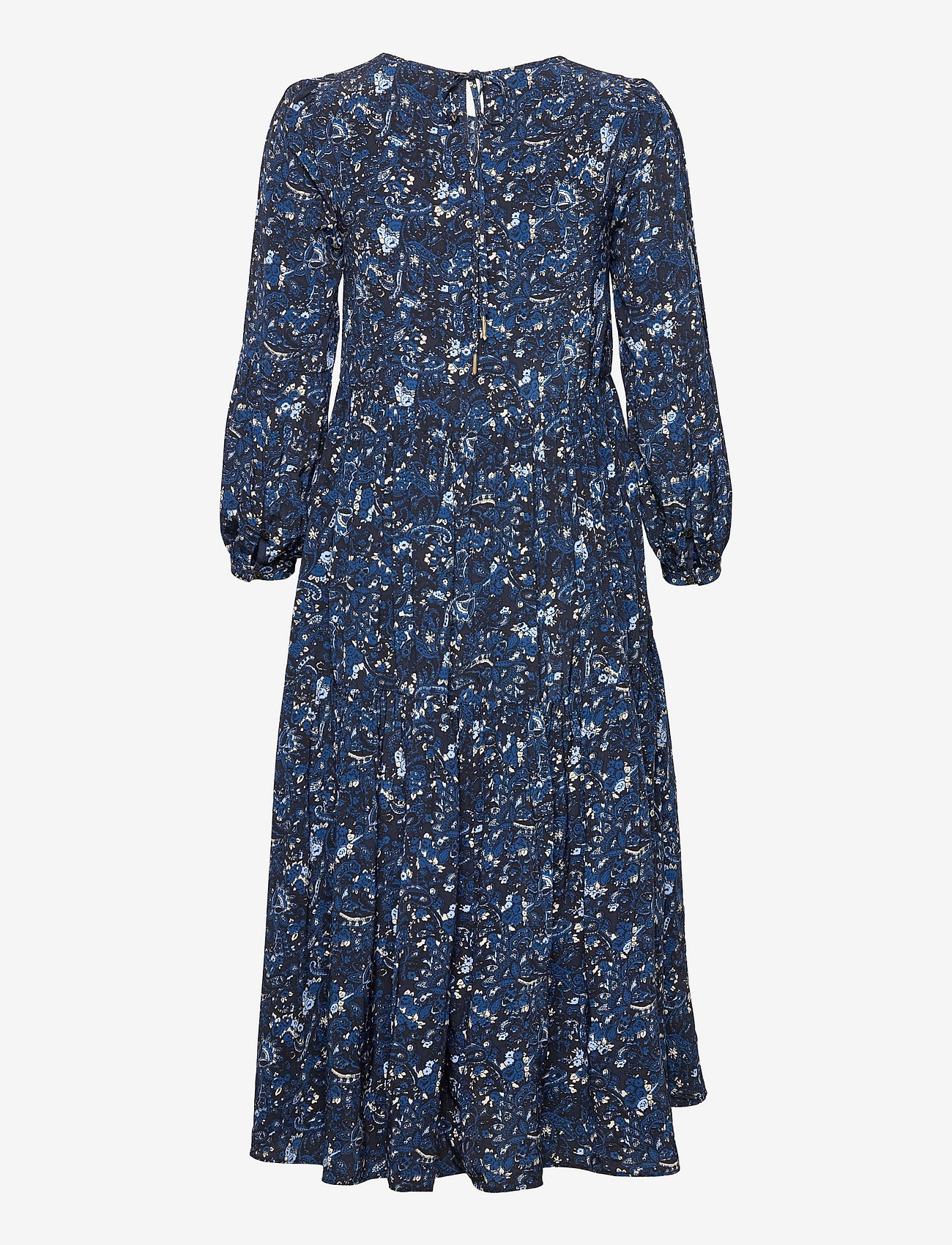 Noa Noa - Dress long sleeve - midikleidid - print blue - 1