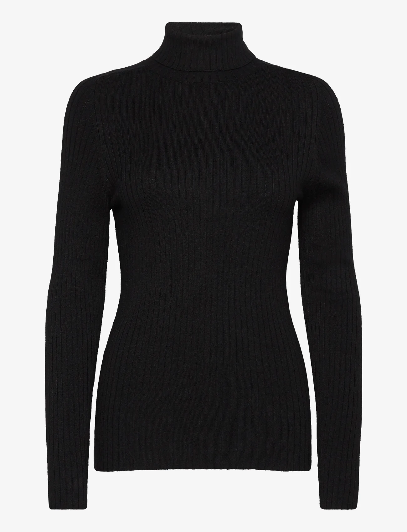Noa Noa - VibeNN Pullover - megztiniai su aukšta apykakle - black - 0