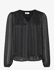 Noa Noa - GertrudNN - long sleeved blouses - print black - 1
