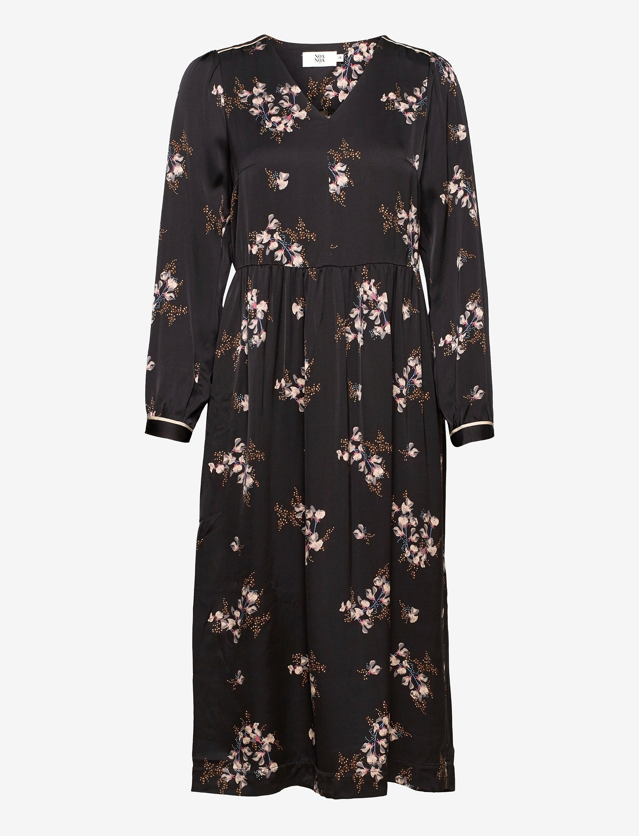Noa Noa - Dress long sleeve - print black - 1