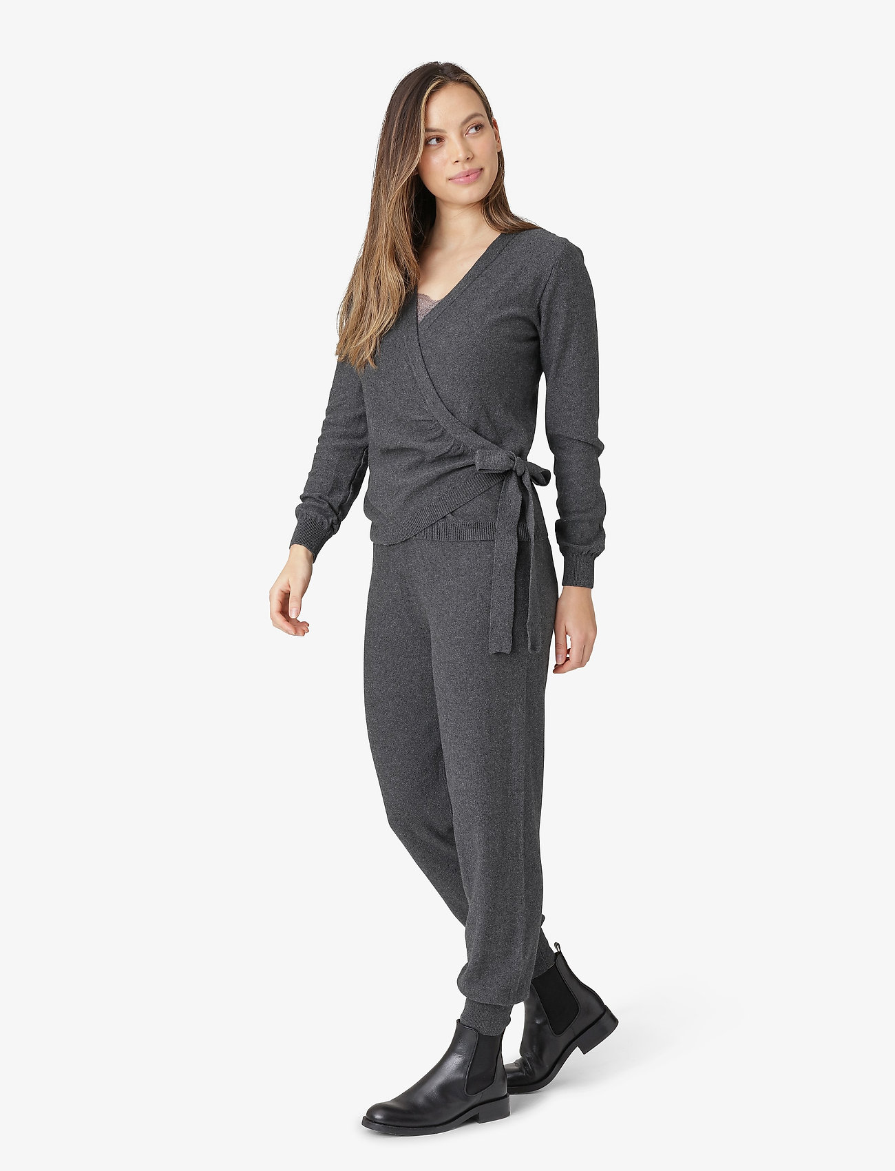 Noa Noa - Wrap - grey melange - 3