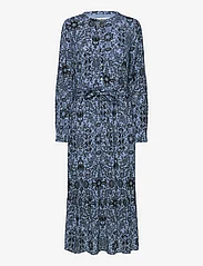 Noa Noa - LouiseNN Dress Long - ilgos suknelės - print blue/black - 0