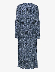 Noa Noa - LouiseNN Dress Long - garas kleitas - print blue/black - 1