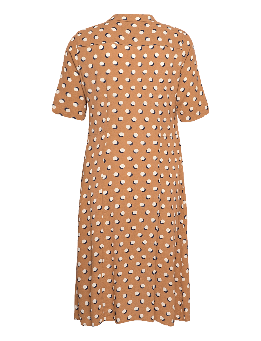 Noa Noa - Dress short sleeve - marškinių tipo suknelės - print brown - 1