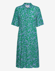 BellaNN Dress - PRINT BLUE/GREEN