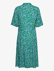 Noa Noa - BellaNN Dress - skjortklänningar - print blue/green - 1