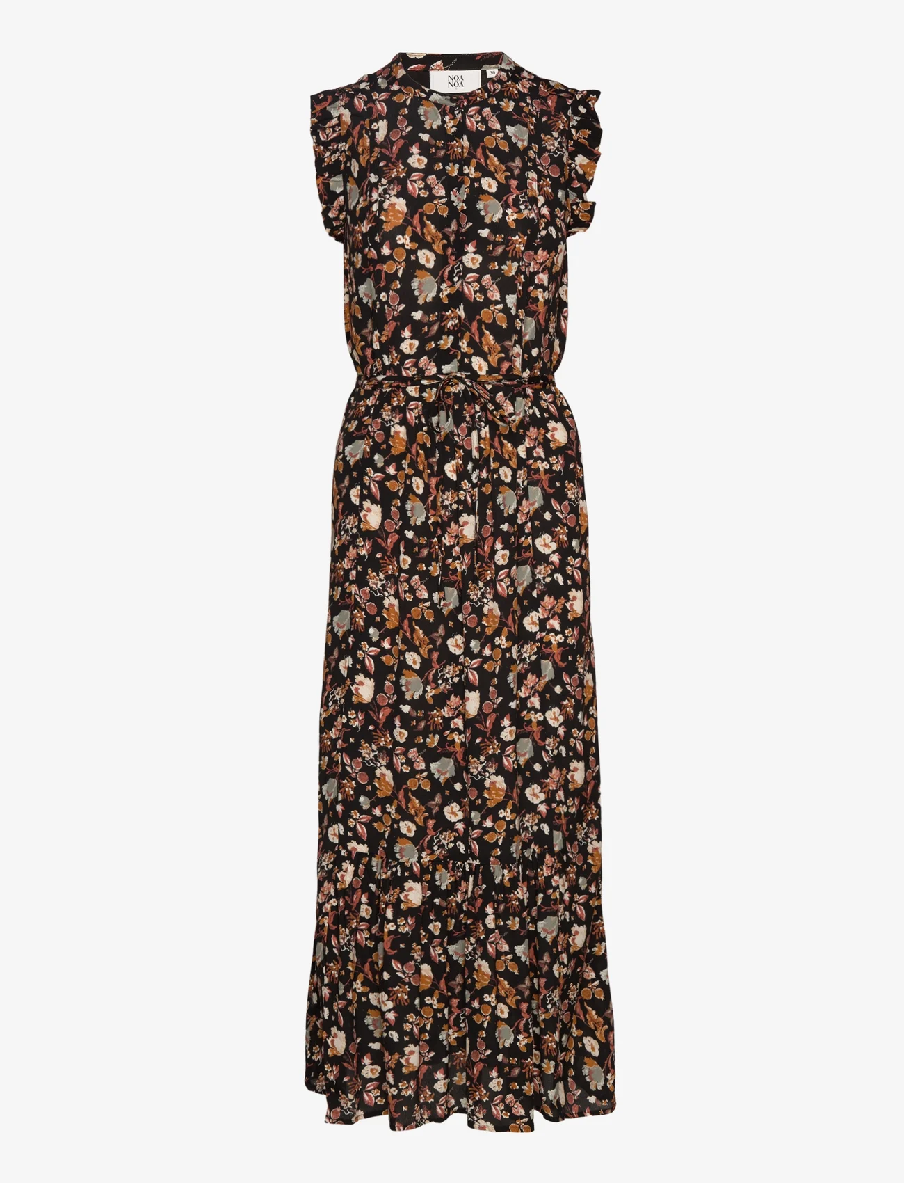 Noa Noa - LaureenNN Dress - maxi dresses - print black/white/brown - 0