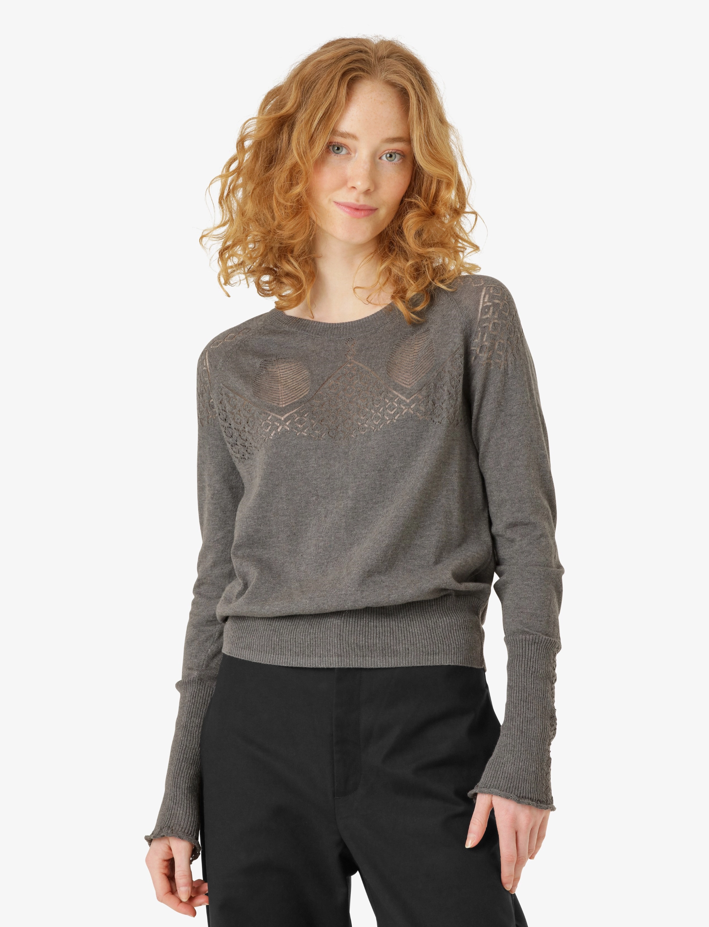 Noa Noa - Louisa Pullover - dark grey melange - 2