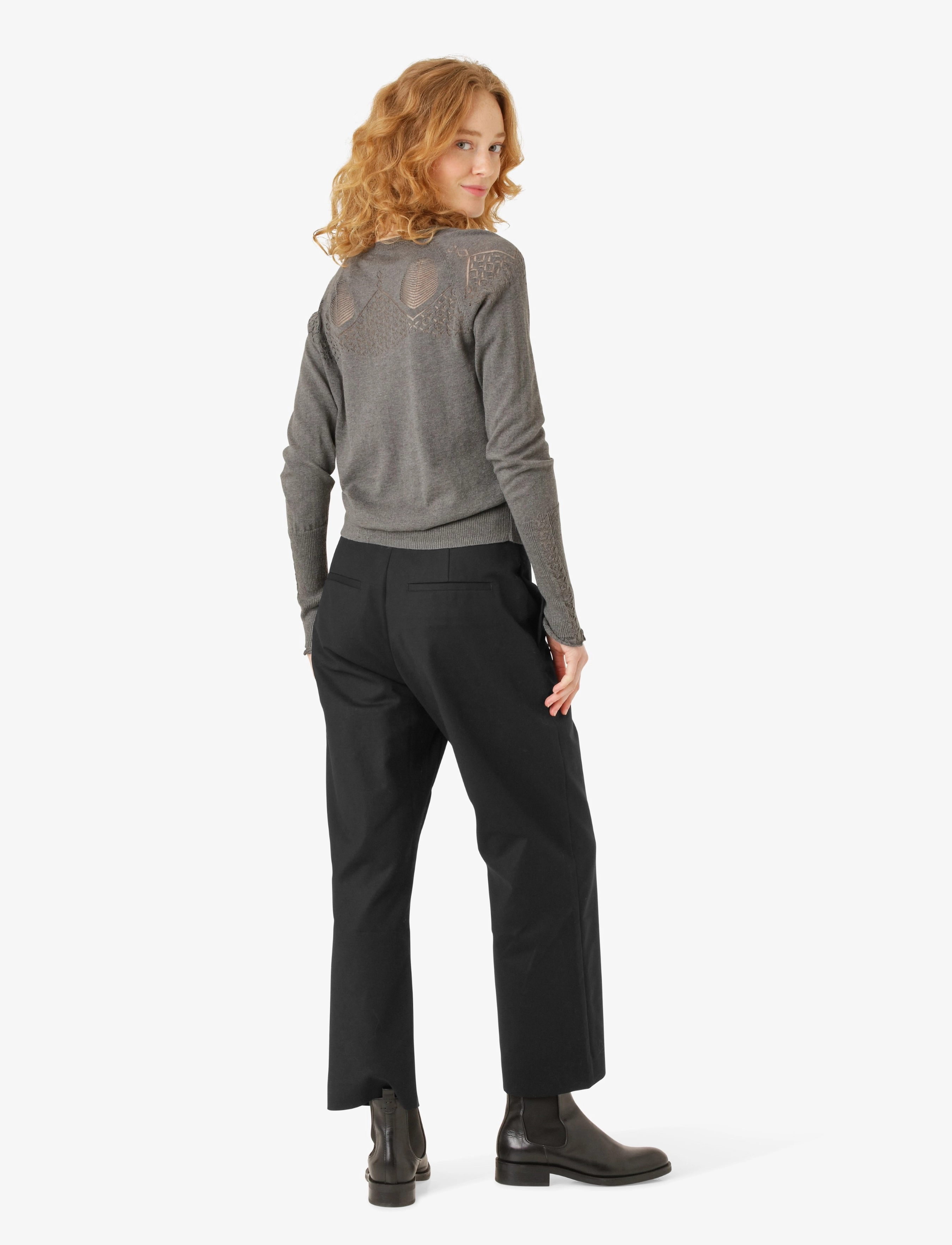 Noa Noa - Louisa Pullover - dark grey melange - 4