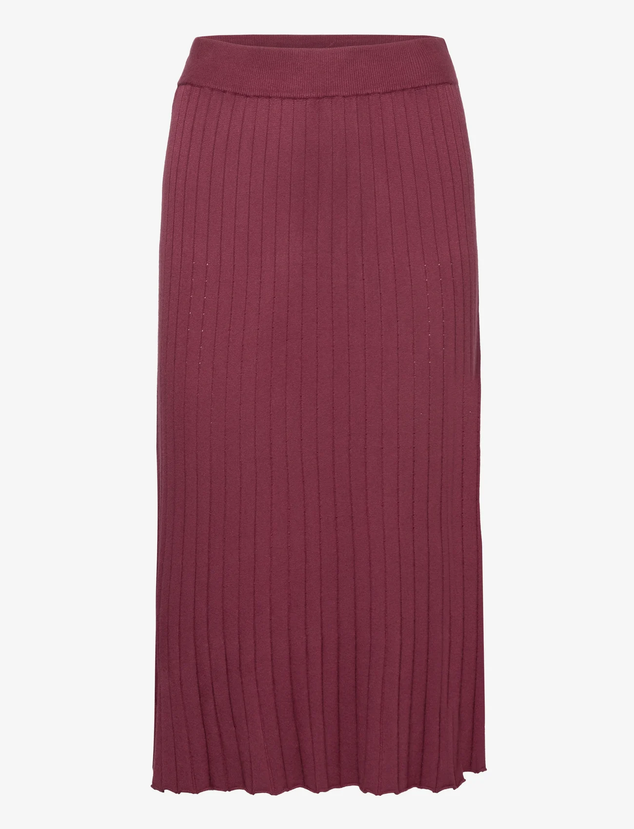 Noa Noa - VibeNN Skirt - strikkede nederdele - tawny port - 0