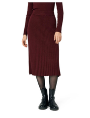 Noa Noa - VibeNN Skirt - strickröcke - tawny port - 1