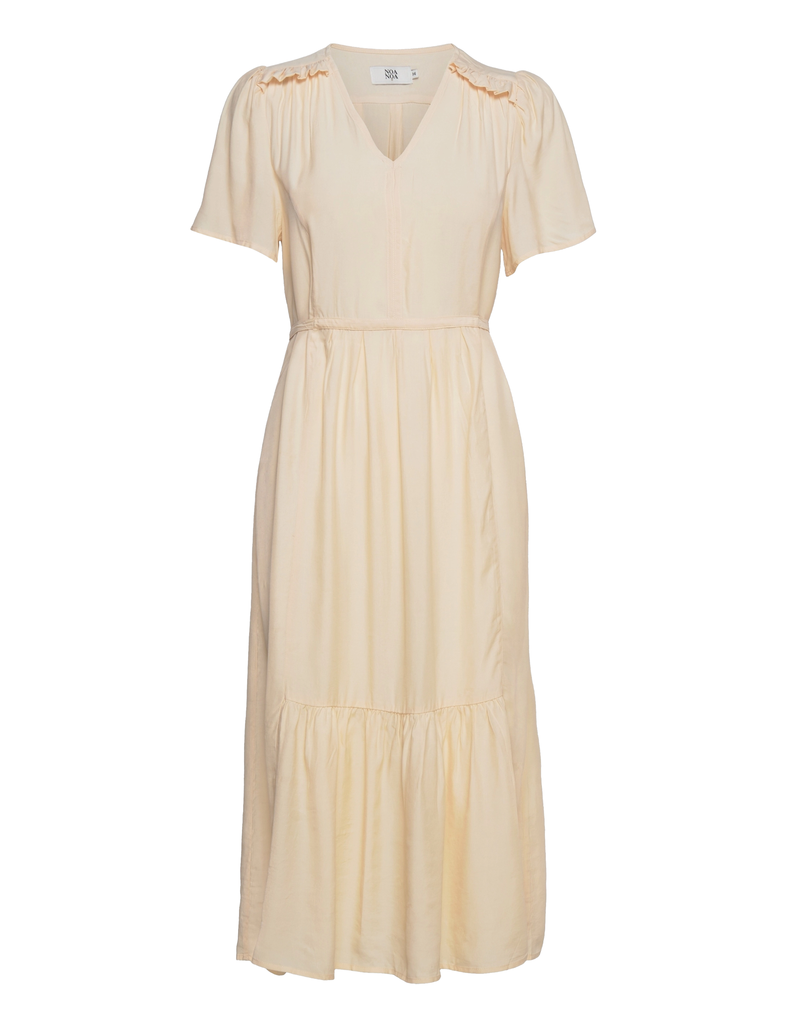 Noa Noa Dress short sleeve - Noa Noa - WHITE SWAN / cream