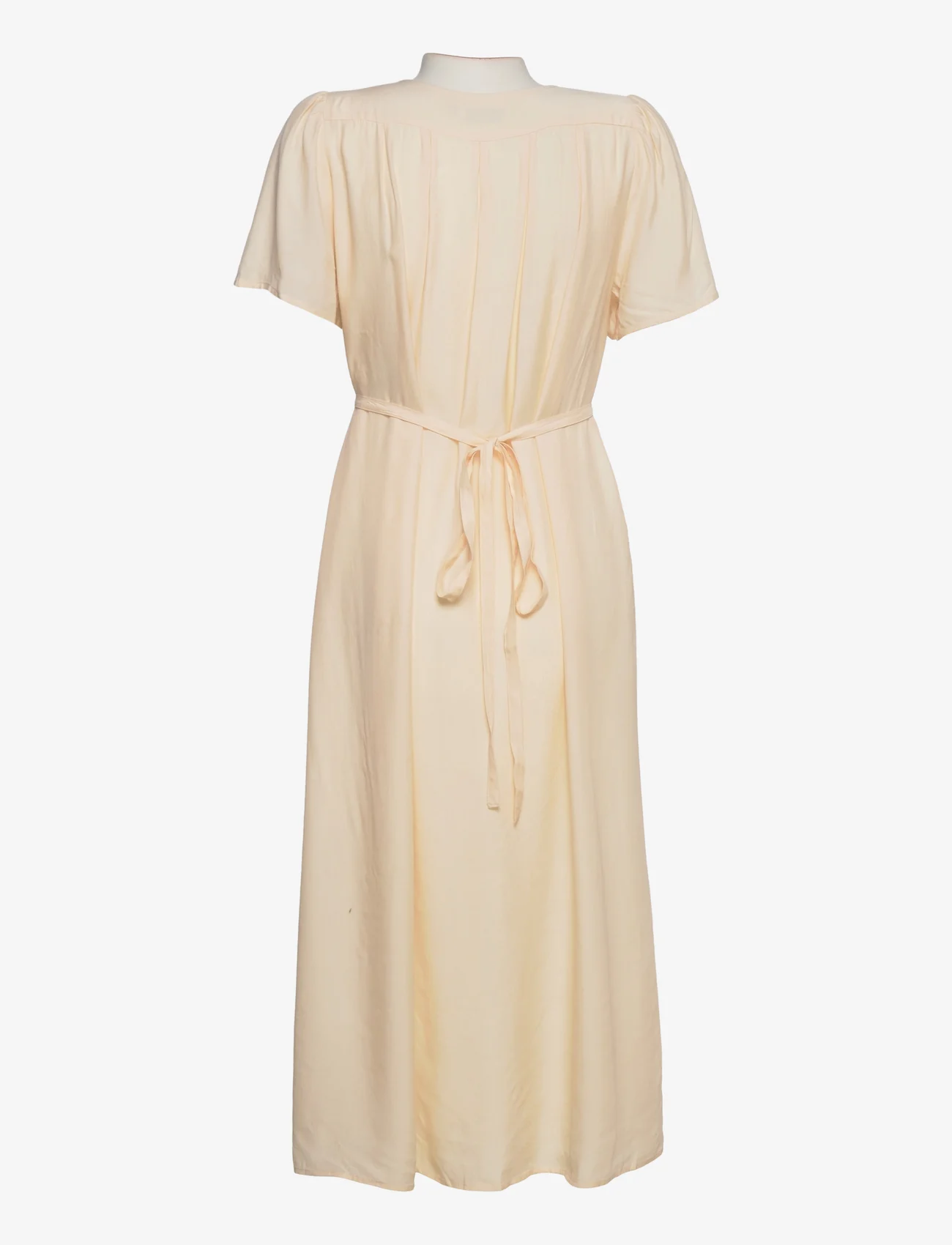 Noa Noa - Dress short sleeve - vidutinio ilgio suknelės - white swan - 1