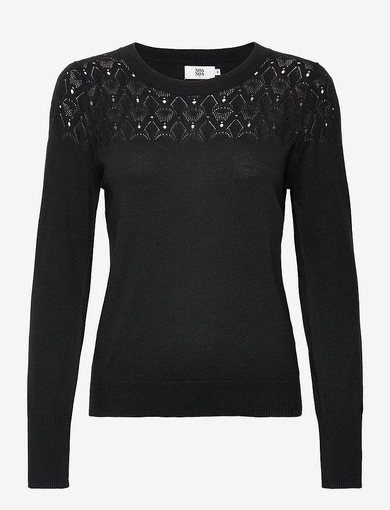Noa Noa - ClaraNN Pullover - sweaters - black - 0