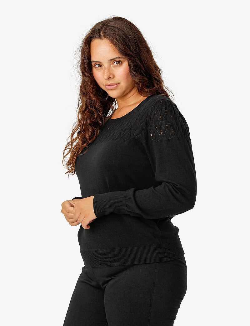 Noa Noa - ClaraNN Pullover - sweaters - black - 3