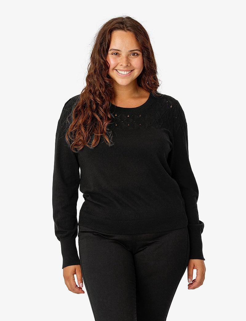 Noa Noa - ClaraNN Pullover - sweaters - black - 4